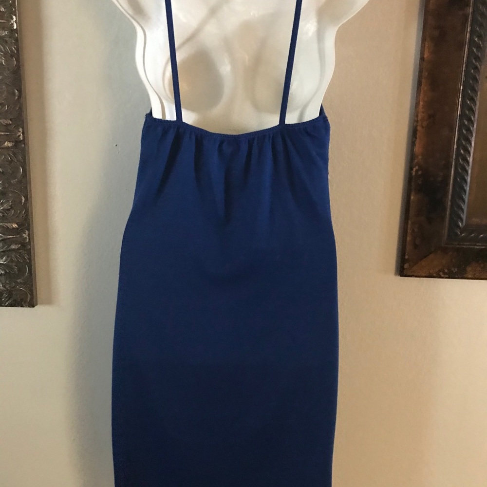 Blue short dress